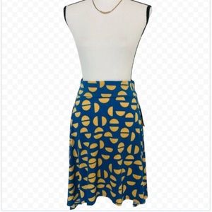 Lularoe Midi Skirt Size 14 Large Poly Spandex Flirty Skirt New With Tags